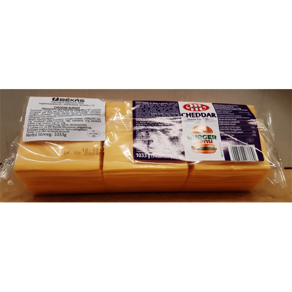 SAJT CHEDDAR SZELETELT ÖMLESZTETT IMP. 1,033 KG