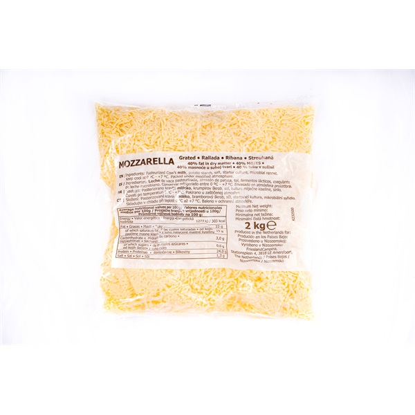 SAJT MOZZARELLA RESZELT HOLLAND 2 KG