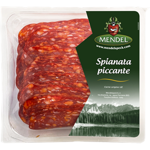 SALAME SPIANATA PICCANTE SZELETELT  CSÍPŐS SZALÁMI 500 G