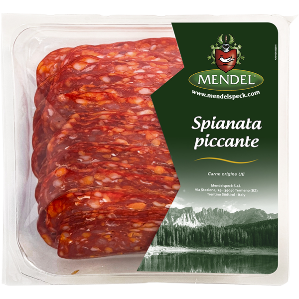 SALAME SPIANATA PICCANTE SZELETELT OLASZ CSÍPŐS SZALÁMI 500 G