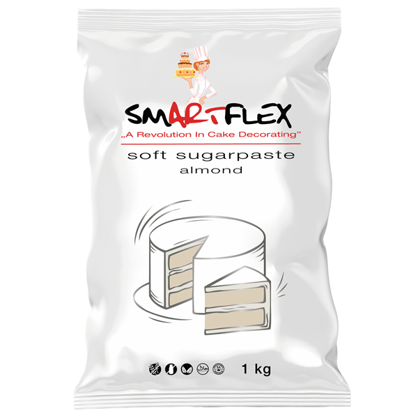 TORTADEKOR MASSZA SMARTFLEX SOFT MANDULA ÍZŰ 1 KG