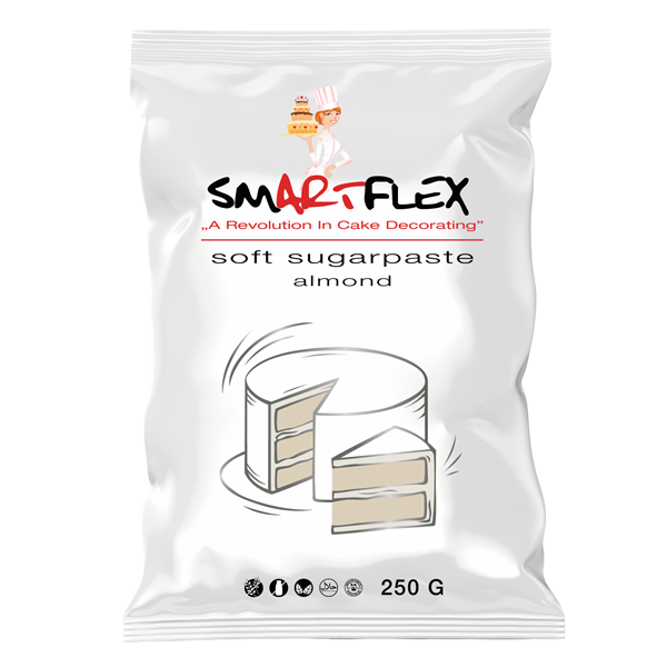 TORTADEKOR MASSZA SMARTFLEX SOFT MANDULA ÍZŰ 250 G