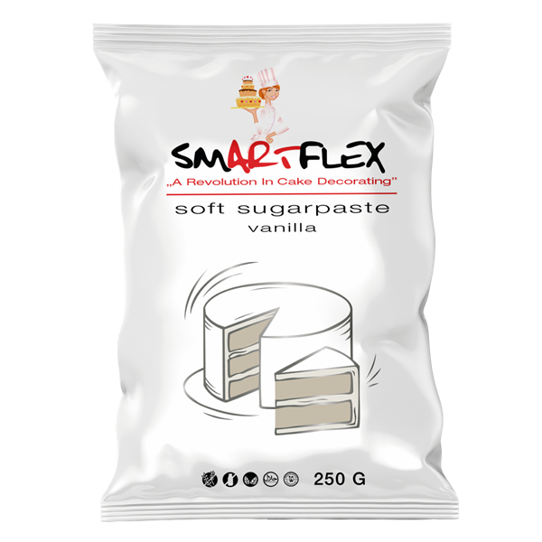 TORTADEKOR MASSZA SMARTFLEX SOFT VANÍLIA ÍZŰ 250 G