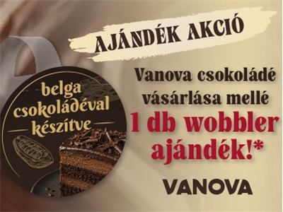Vanova wobbler ajándék akció